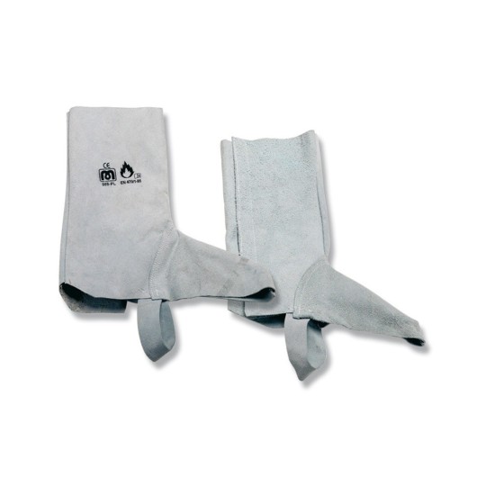 Polaina De Piel Serraje Con Velcro