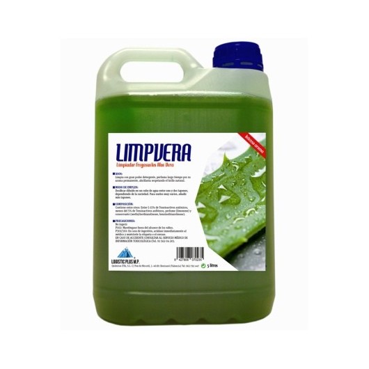 Fregasuelos Limp 5Lt Liq Aloe Vera Garrafa Limpvera Logistic