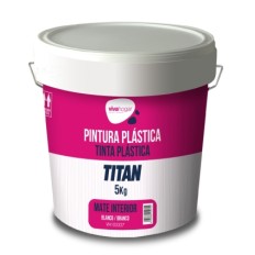 Pintura Plastica Mate 5 Kg Blanco Interior Vivahogar Vivah