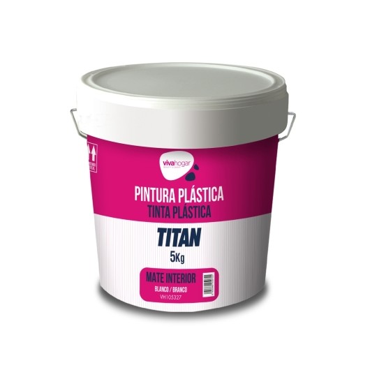 Pintura Plastica Mate 5 Kg Blanco Interior Vivahogar Vivah