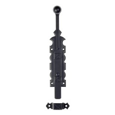 Pasador Sobreponer 20Cm Nº5 Negro Rustico Tortajada