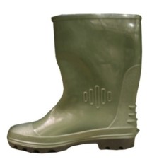 Bota Agua T44 Baja Bicolor Verdesubio Pvc Verde/Negro  P'Agua