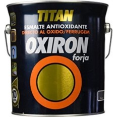 Esmalte Antioxidante Forja 4 Lt Gris Acero  Exterior Oxiron Titan