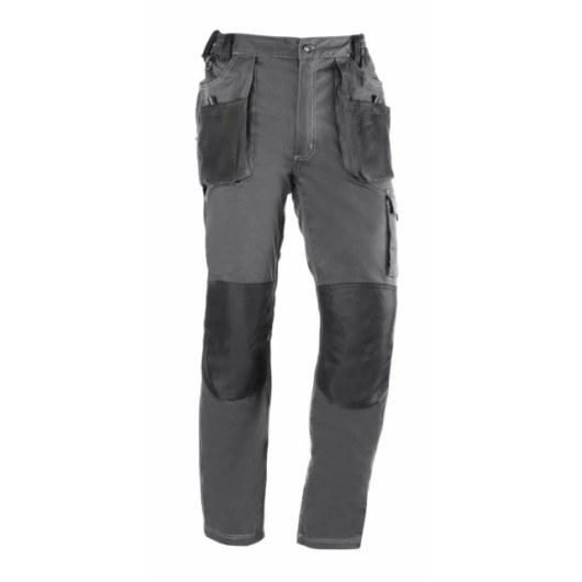 Pantalon Trabajo L 68% Alg 30% Poli Gr/Neg 171 Multibolsillo