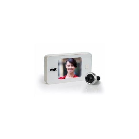 Mirilla Puerta Digital Ayr Blanco/Cromo 752 Zebra 7526