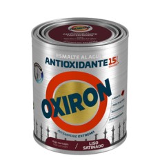 Esmalte Antioxidante Agua Oxiron Liso Satinado 750 Ml Rojo C