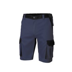 Bermuda Poliester / Algodon 200 Gr Solid Match Navy / Negro