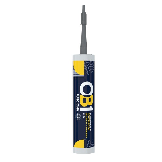 Adhesivo Sellador Multisuperficie Ob1 290 Ml Gris Ob1