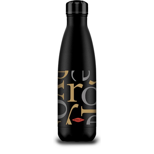Botella Agua 500Ml Inox Ne Letras Oroley
