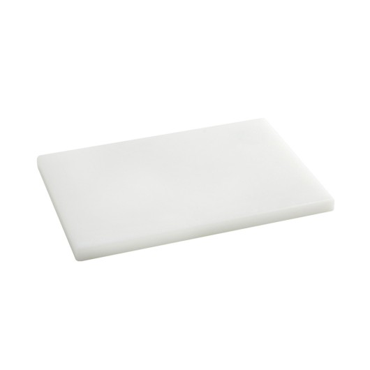 Tabla Cortar Polietileno Pe-500 Blanca 29 X 20 X 1,5 Cm Metaltex