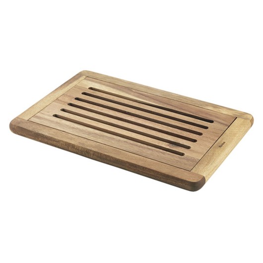 Tabla Cortar Madera Pan Acacia 38 X 26 X 2 Cm Metaltex