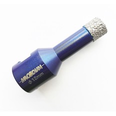 Broca Diamantada Porcelanico Perforacion En Seco  12 M-14 Macodiam