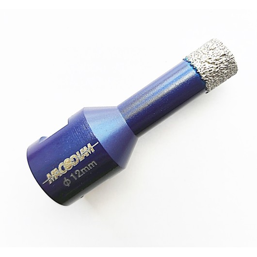 Broca Diamantada Porcelanico Perforacion En Seco  12 M-14 Macodiam