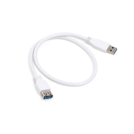 Cable Usb A/ Usb A Macho/Hembra 0,5M Blanco Axil