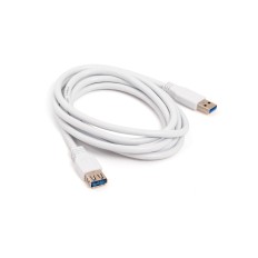 Cable Usb A/ Usb A Macho/Hembra 2M Blanco Axil