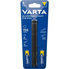 Linterna Led Aluminio F10 Pro 150Lm 2 Pilas Aaa In Varta