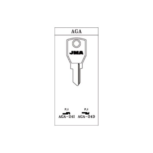 Llave Cilindro En Bruto Jma Acero Aga-24I