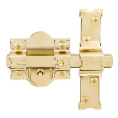 Cerrojo Sobreponer 80Mm 301-Rp Dorado Bombillo 50Mm Fac