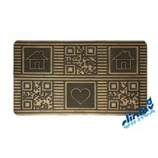 Felpudo Decoracion 45X75Cm Rectangular Goma Dintex