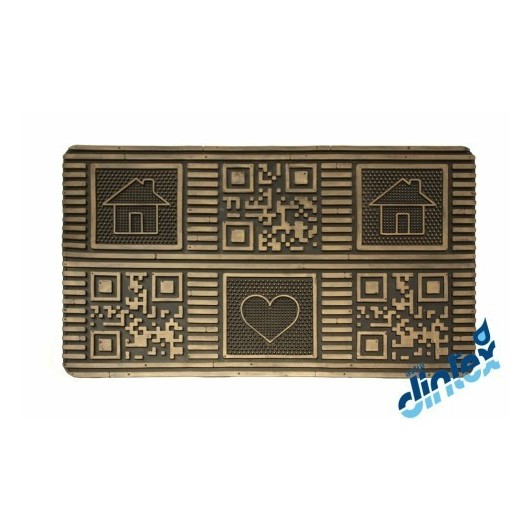 Felpudo Decoracion 45X75Cm Rectangular Goma Dintex