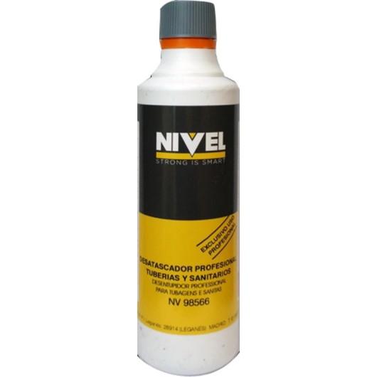 Desatascador Tuberias Quimico  Profesional Tuberias/Sanitarios Nivel 500 Ml