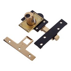 Cerrojo Sobreponer 80Mm 946Lp Dorado Sistema L Uve Fac