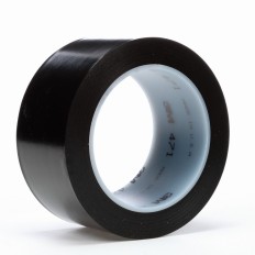 Cinta Adh 50Mmx33Mt Marcaje Vinilo Negra 471 3M