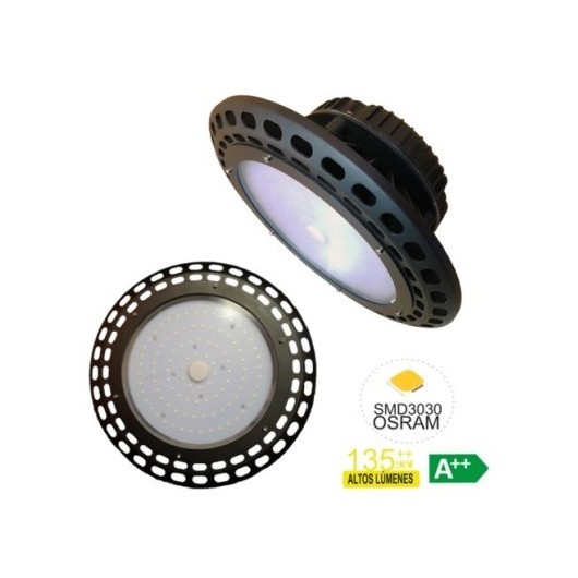 Campana Iluminacion 150W 20.250Lm Led Rsr Alu 5700K-Negro Smd3030