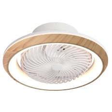 Ventilador De Techo Plafon Madera 14W 49Cm Dupi