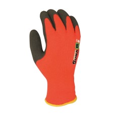Guante Poliester / Acrilico Recubierto Latex Rugoso Invierno Talla 8 Juba