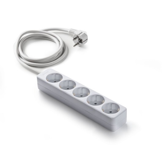 Base Multiple Eco Sin Interruptor 5 Tomas 1.5Mt Famatel