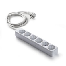 Base Multiple Eco Sin Interruptor 6 Tomas 1.5Mt Famatel