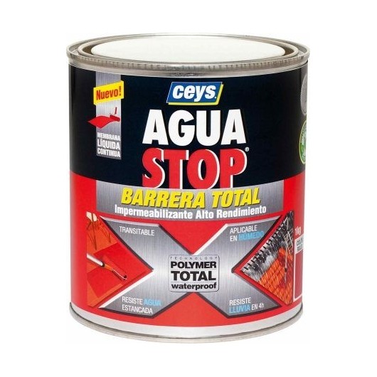Membrana Antihumedad Aguastop Barrera Total 1 Kg Gris Ceys