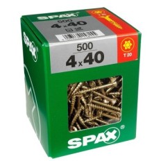 Tornillo Madera Cabeza Plana Torx Wirox 6 X 80 Paquete L 30 Unid Spax