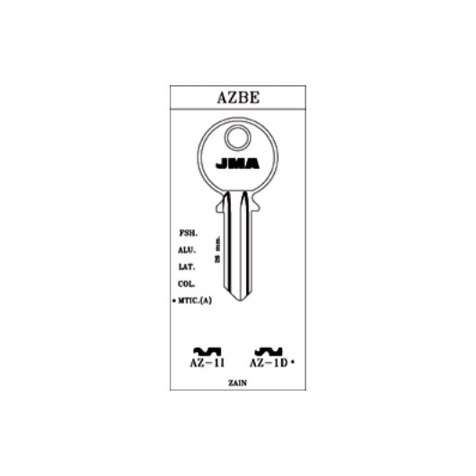 Llave Cilindro En Bruto Jma Alu Ver Fac-11D Verde Jma