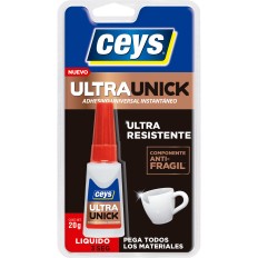 Adhesivo Instantaneo Ultraunick Liquido 20 Gr Ceys