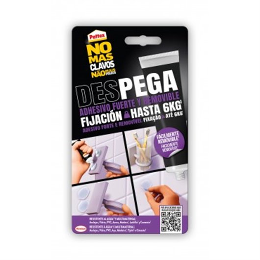 Adhesivo Montaje No Mas Clavos Pega Despega 44 G Pattex