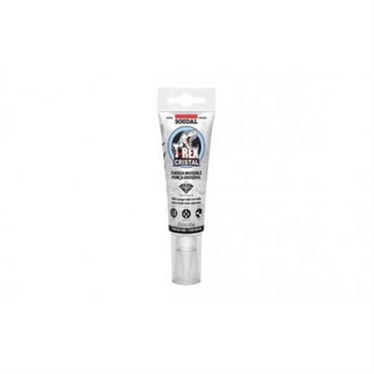 Adhesivo Montaje Sellador T-Rex Cristal 125 Ml Transparente Soudal