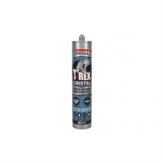 Adhesivo Montaje Sellador T-Rex Cristal 290 Ml Transparente Soudal