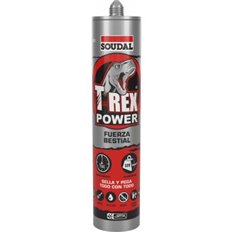 Adhesivo Montaje Sellador T-Rex Power 290 Ml Blanco Soudal