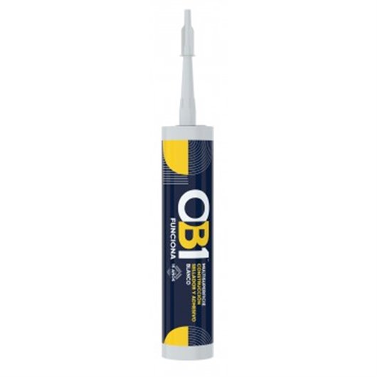 Adhesivo Sellador Multisuperficie Ob1 290 Ml Blanco Ob1