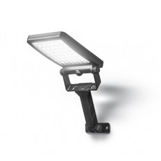 Aplique Led Solar Carvalho 500Lm Sensor Crep. 10H Ip54 D/Movimiento 4000K 120 Bateria Reemp. 25M2 G