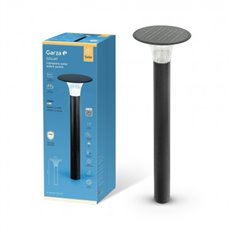 Aplique Led Solar Goliat Columna 2200 Lm C/Sensor Presencia Hasta 80M2 Y 15H Ip65 3000K 4000K Garza