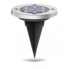 Baliza Solar Metal Ip44 8 Horas De Autonomia Pack 2 Unidades Xanlite