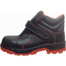 BOTA SEGURIDAD S3 SOLDADOR KALDER PIEL NEGRA PU/PL NO METAL TALLA 38 TRUENO