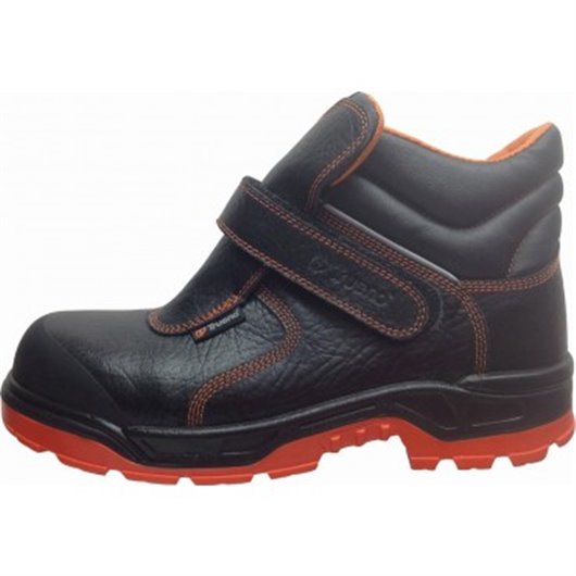 BOTA SEGURIDAD S3 SOLDADOR KALDER PIEL NEGRA PU/PL NO METAL TALLA 38 TRUENO