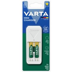 Cargador Pilas Mini Aa/Aaa+2Aa 2100 Mah Varta