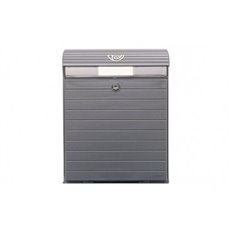 Buzon Exterior Plastico Gris 30,5 X 12,8 X 38,8 Cm Tatay