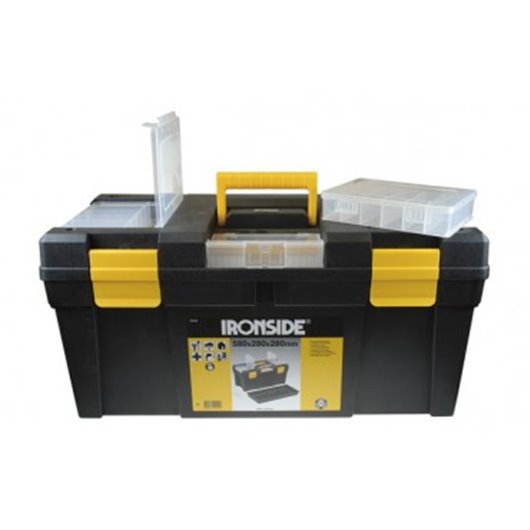 Caja Herramientas Abs Negro "Tool Box L" 580 X 280 X 280 Mm Ironside