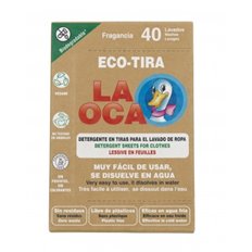 Detergente Eco-Tiras 40 Lavados La Oca